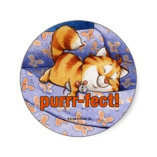 Cutie Paws® by Tim Bowers Round Sticker