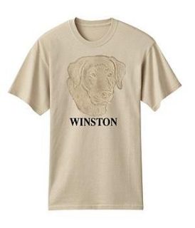 Personalized Embossed Dog Breed T Shirts Clothing