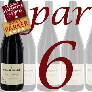 2010   Achat / Vente VIN ROUGE Domaine Pélaquié 2010 x6  