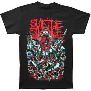 Rockabilia Suicide Silence Tribal Demon Slim Fit T shirt