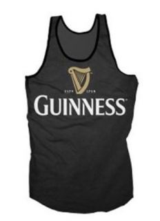 Guinness Mens Black Tank Top Clothing