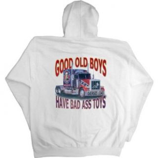 Mens Full Zip Hooded Sweatshirt  GOOD OLD BOYS HAVE BAD