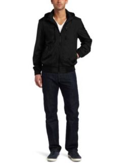 Kenneth Cole Mens Active Nylon Bomber Clothing