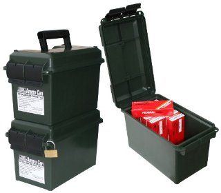 MTM Forest Green 50 Caliber Ammo Storage Can Sports