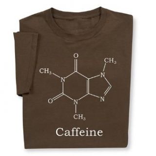 Caffeine Molecule T shirt Clothing