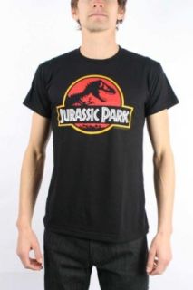 American Classics Jurassic Park Logo Black Mens T shirt