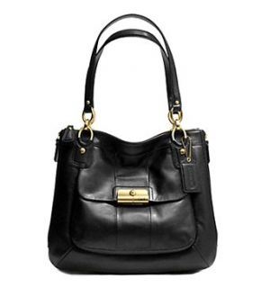 Leather North South Magazine Bag Purse Tote 18298 Black Silver Shoes