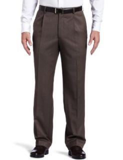 Perry Ellis Mens Brown Suit Separate Pant,Brown,32x30