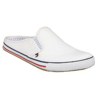  Tommy Hilfiger Womens Doria Sneaker Mule,White,5.5 M Shoes