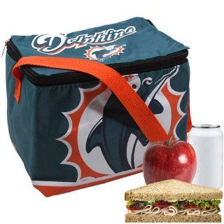 Miami Dolphins NFL Insulated Lunch Cooler Bag Sports