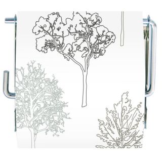 Derouleur Trees Blanc/gris Matière  MDF/METAL Longueur  13 cm