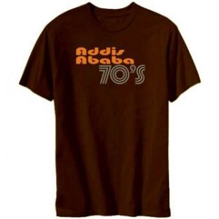 Addis Ababa 70s Retro Mens T shirt Clothing
