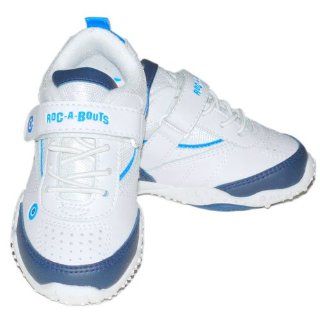 Roc A Bouts Toddler Boys Tennis Shoes White Blue Sneakers