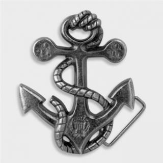 Silver Star ANCHOR Belt Buckle Clothing