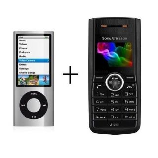 APPLE iPod Nano 16 Go Silver + SONY ERICSSON J120I   Achat / Vente
