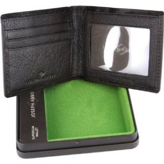 Joseph Abboud Mens Slimfold Genuine Leather Wallet (Brown