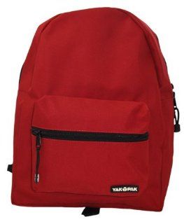 YAK PAK Basic Student Backpack   Red Shoes