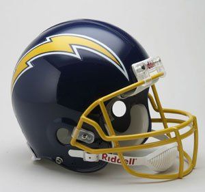 SAN DIEGO CHARGERS 1974 1987 Riddell Pro Line Throwback