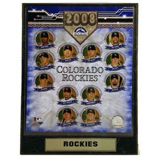 Colorado Rockies 2008 9 x 12 Photo Plaque