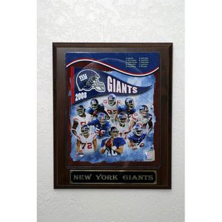 New York Giants 2008 Picture Plaque
