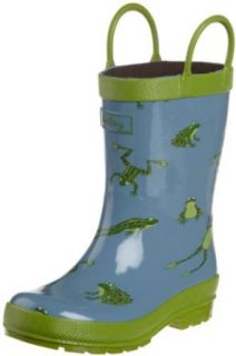 Hatley Boys 8 20 Northern Leopard Frog Rubber Boot,Green,8
