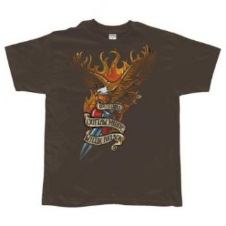 Willie Nelson   Eagle With Dagger Soft T Shirt Clothing
