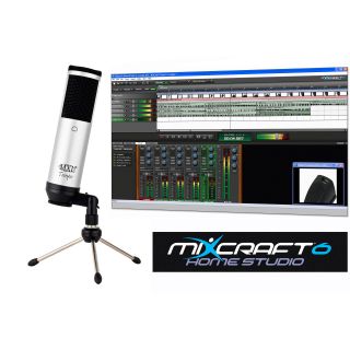 MXL TempoSK/M USB Microphone with Mixcraft 6 Home Studio Silver/Black