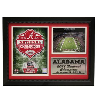 University of Alabama 2011 National Champion Photo Stat Frame 2 Today