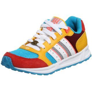 Kid Street Run Running Shoe,Cyan/White/Red,10.5 M US Little Kid Shoes