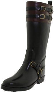 Chooka Womens Preakness Rainboot,Black,10 M US Shoes