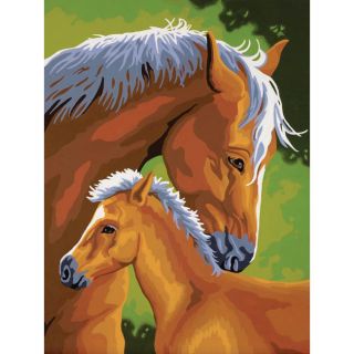 Mother and Colt 9x12 Paint by Number Kit