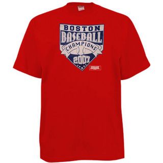 Boston Baseball 2007 Champions Red T shirt
