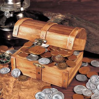 American Coin Treasures Treasure Chest of 51 Historic Coins Today $52