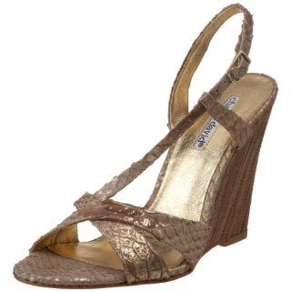 com Charles David Womens Capri Wedge Sandal,Metallic,5.5 M US Shoes
