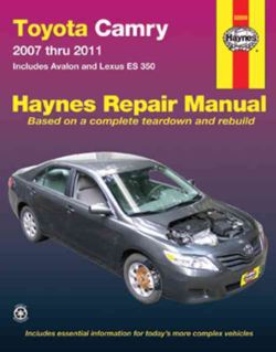 Haynes Toyota Camry 2007 Thru 2011 Includes Avalon and Lexus ES 350