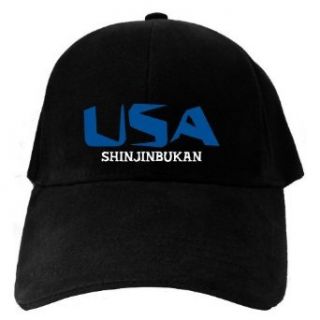 Caps Black Usa Shinjinbukan  Martial Arts Clothing