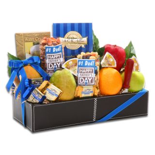 Alder Creek Gifts Number 1 Dad Fresh Fruit and Snack Basket