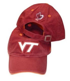 Virginia Tech Maroon Adult OSFA Adidas Slouch Cap / Hat