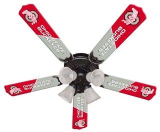 Ohio State University Buckeyes Ceiling Fan with Light