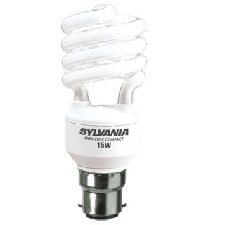 Ampoule SYLVANIA Eco Energie 80% fluo compacte 15W B22 équivalent 75W