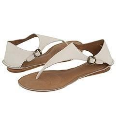 Corso Como Santorini Off White Vintage Tumbled Leather Sandals