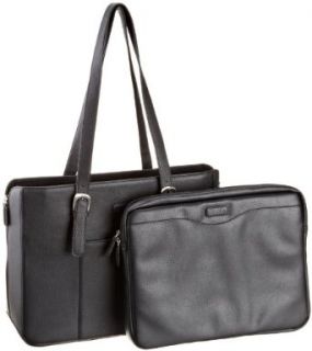 Codi Luggage Executive Leather Shoulder Bag, Black, Small