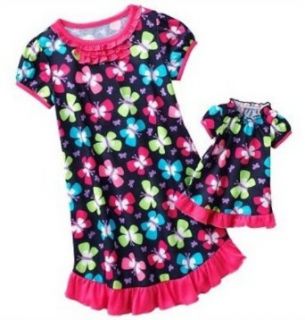 Jumping Beans Butterfly Galore Ruffled Nightgown with