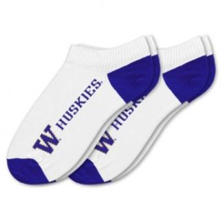 NCAA Washington Huskies Womens No Show Two Pack Socks