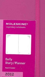 Moleskine 2012 Daily Planner Dark Pink Hard Cover X small (Calendar