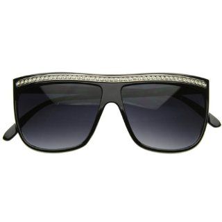Celebrity Inspired Flat Top Glasses Rhinestone Sunglasses Shoes