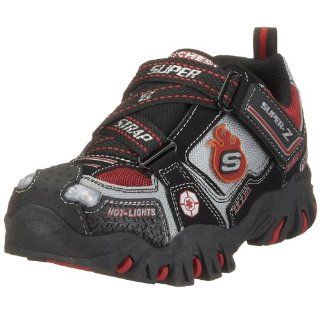  Fire Rescue Hook And Loop Shoe,Black/Red,12.5 M US Little Kid Shoes