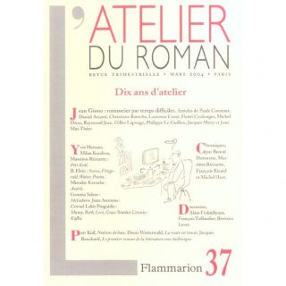 Revue LAtelier Du Roman T.37   Achat / Vente livre Revue LAtelier