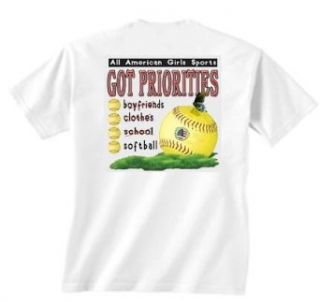 Softball T shirt All American Sports Got Priorities