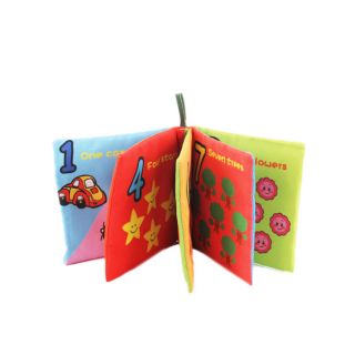 Baby Number Object Recognition Toy Fabric Book
